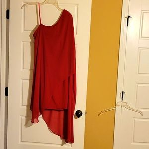 Adrianna Papell One sided Off shoulder dress